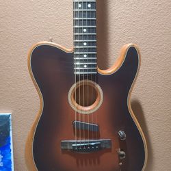New American Fender Acoustasonic Telecaster