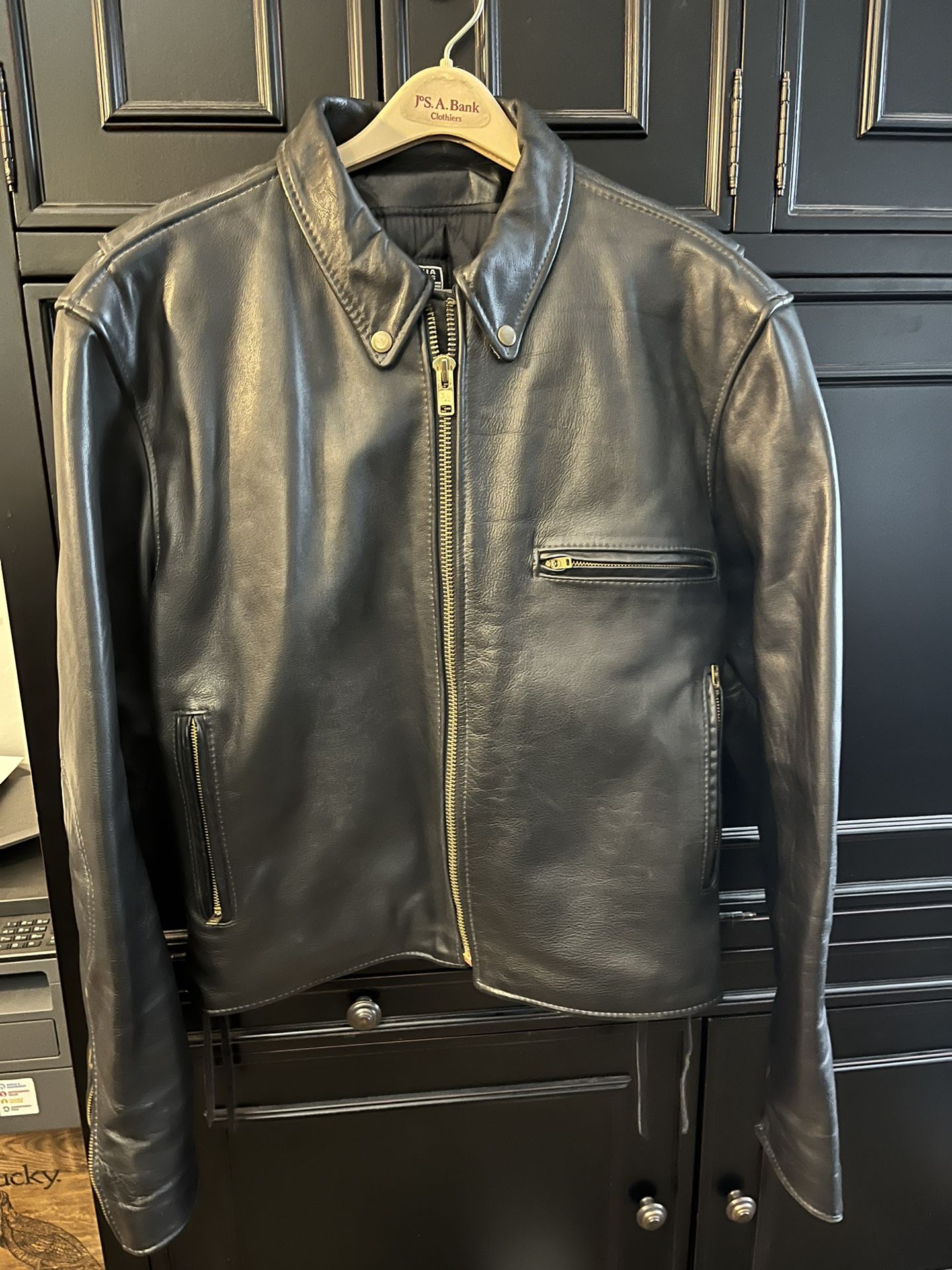 Men’s California Creations Leather Jacket Size 48