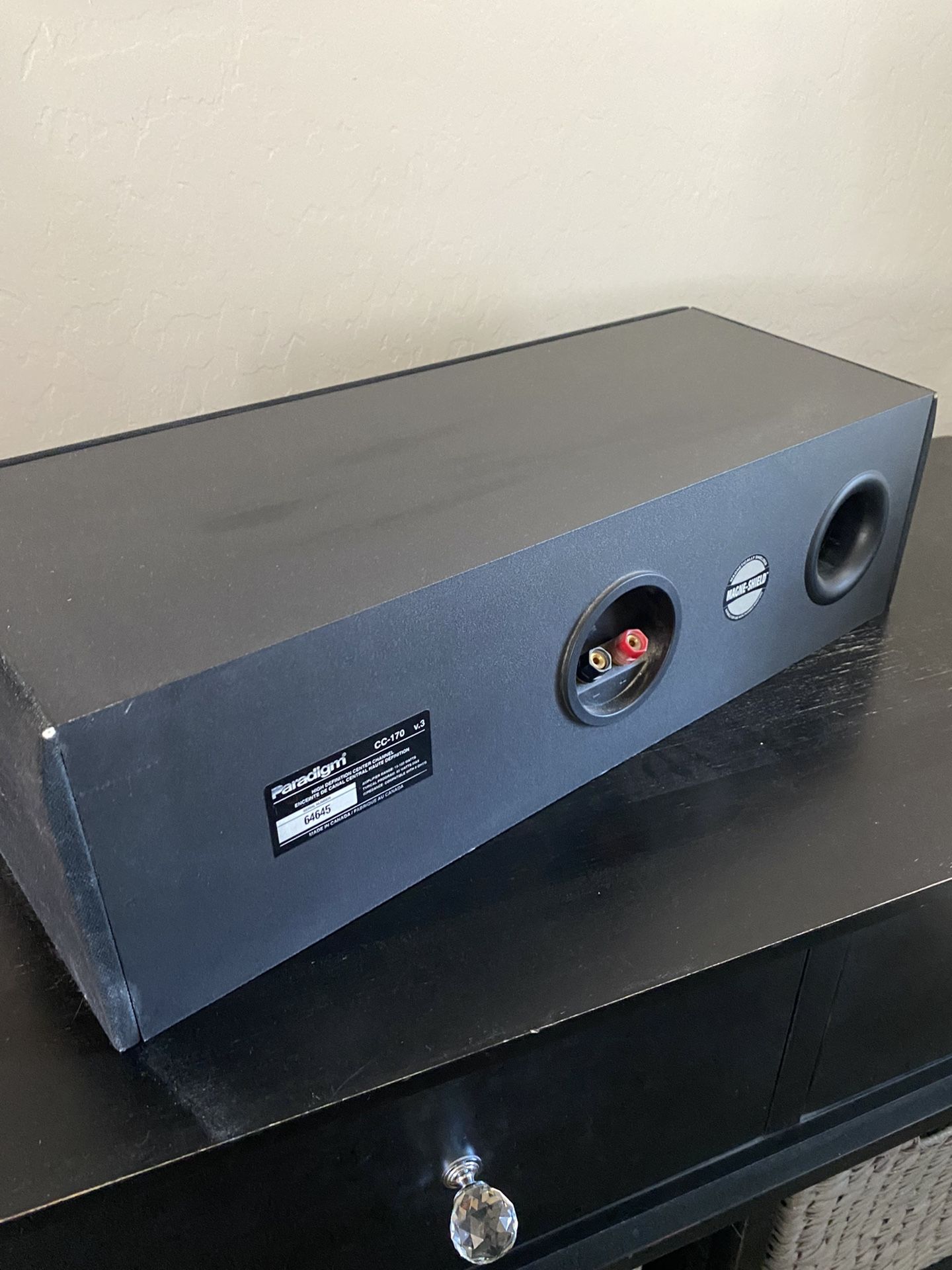 Paradigm Center Channel Speaker for Sale in Queen Creek, AZ - OfferUp 