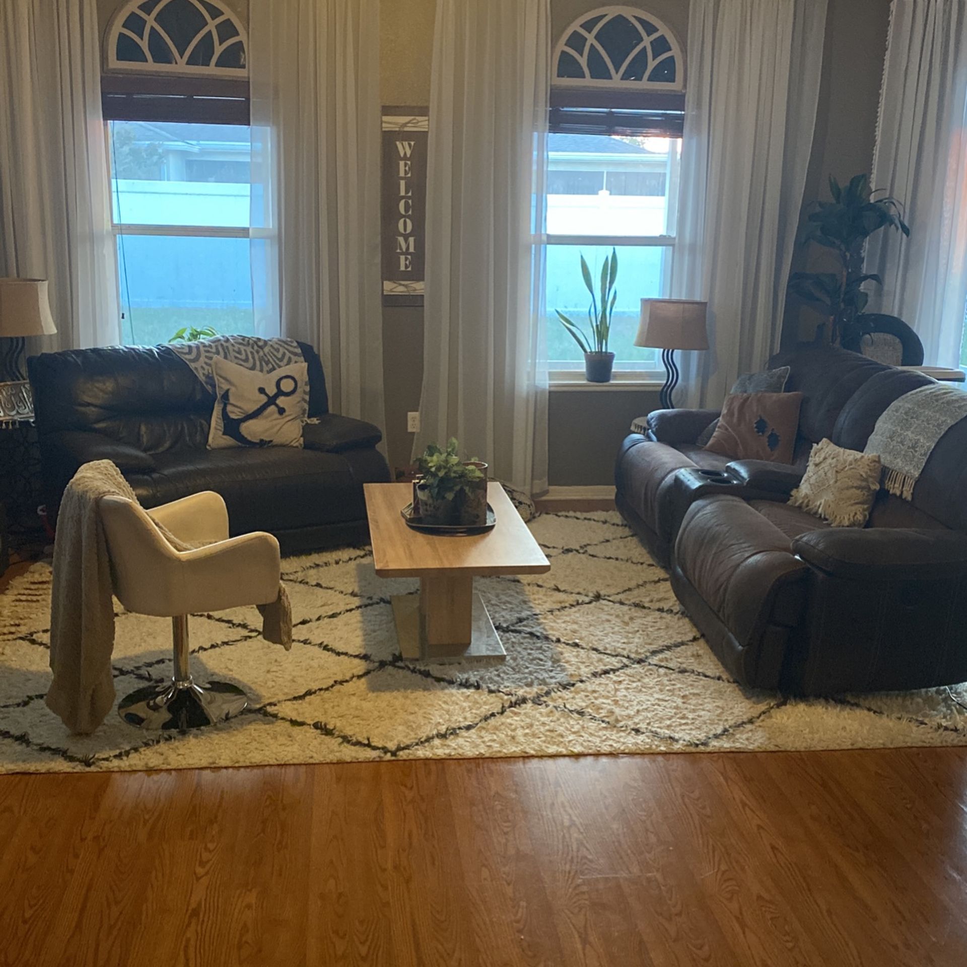 Electric sofa set coffee table and chair