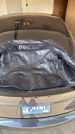 Nice leather Ducati motorcycle jacket
