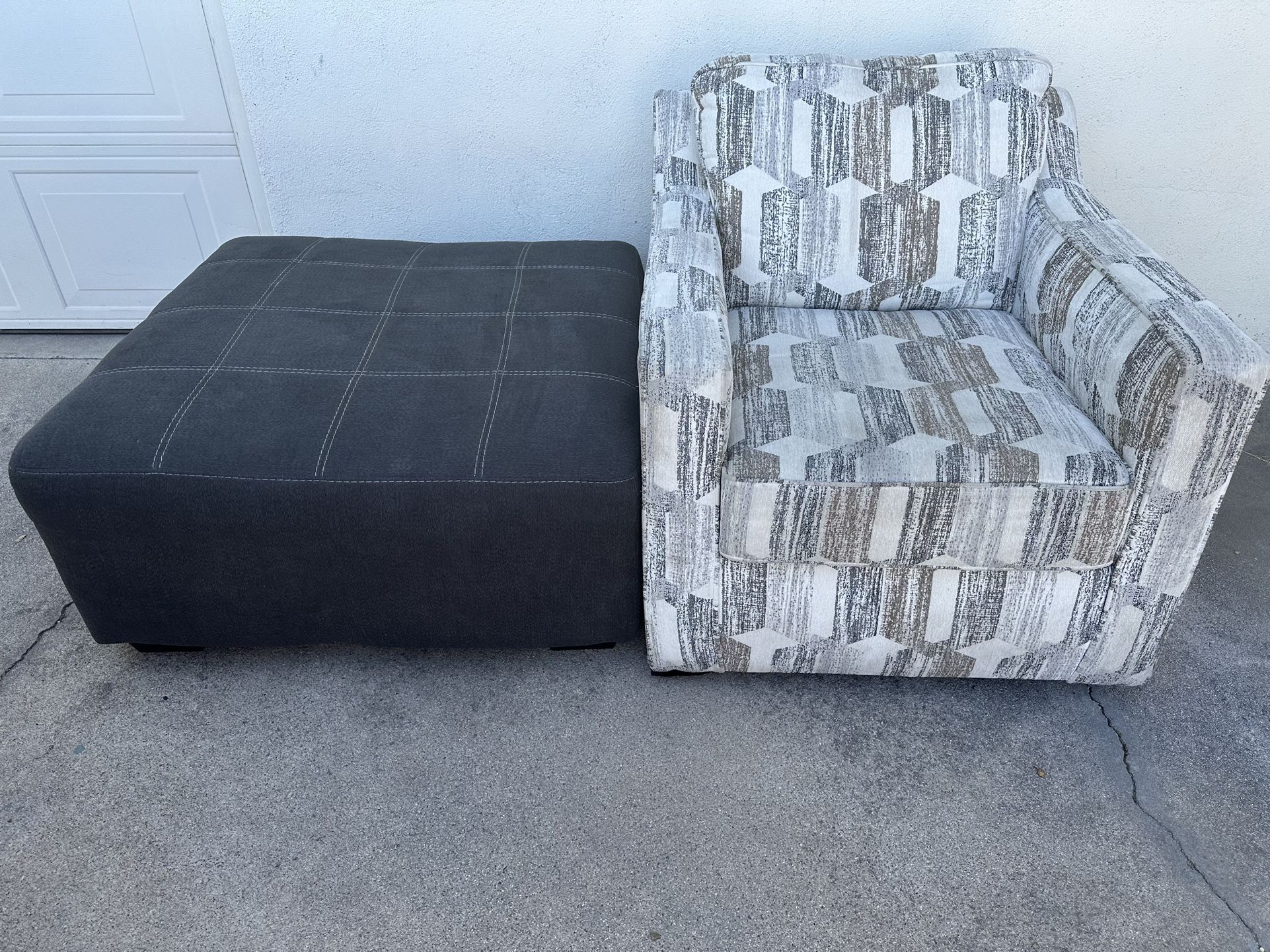 chair and ottoman 