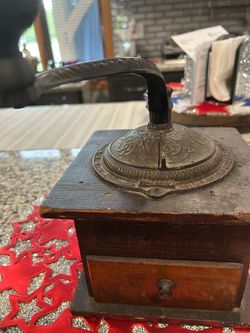 19 century coffee bean grinder