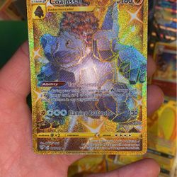 Coalossal Gold Card Darkness Ablaze