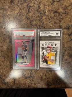 Caleb Williams Graded Rookie Card Lot (2)