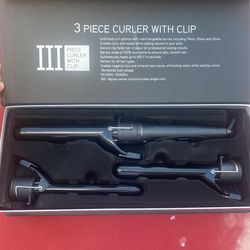 3 Piece Curler With Clip