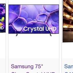 Samsung Tv 75” Smart 4K 