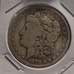 1879-S Silver Morgan Dollar…2nd Year Of Production collectible Coin