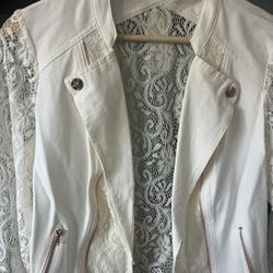 Unworn White Lace Jacket 