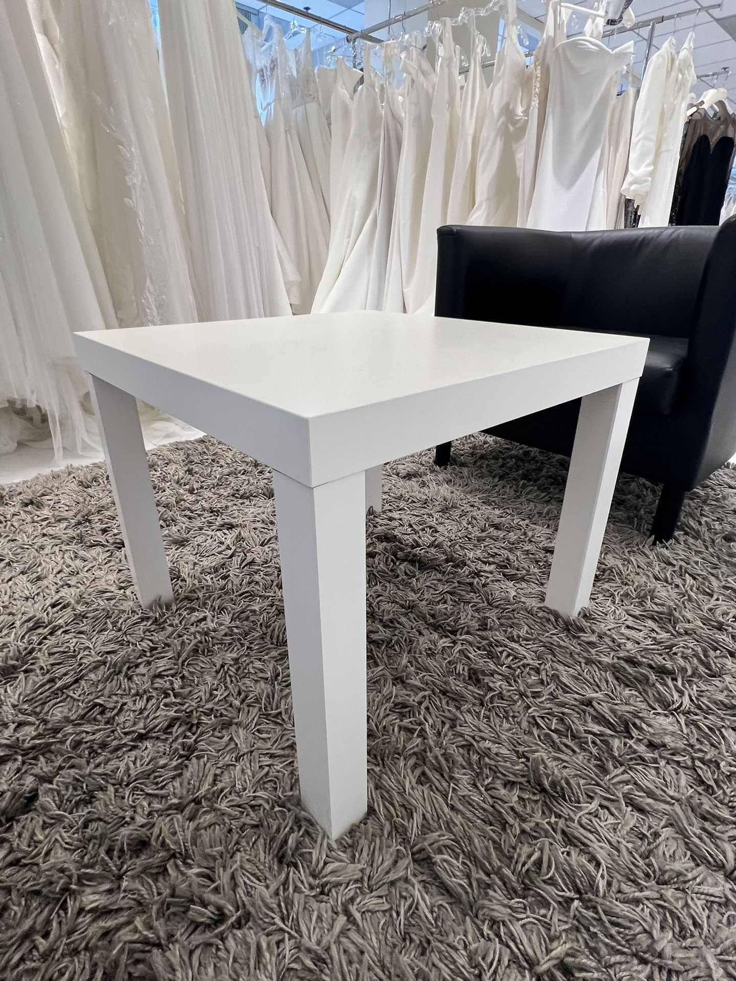 9 White Coffee End Tables (like new)
