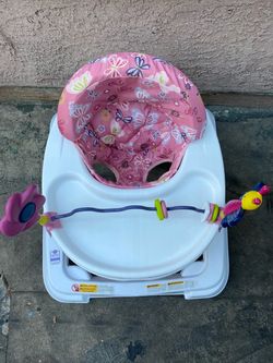 Baby Walker with Butterfly Print Seat