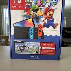 Nintendo Switch OLED (Mario Wonder Bundle)