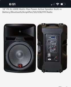 Mr. DJ speaker 18inch subwoofer  NEW