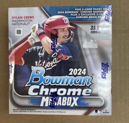 2024 Bowman Chrome Baseball Mega Box