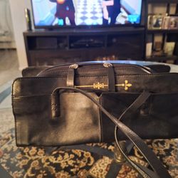 ALFANI LEATHER HANDBAG
