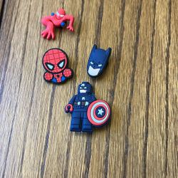Super Hero Croc Charms See Description