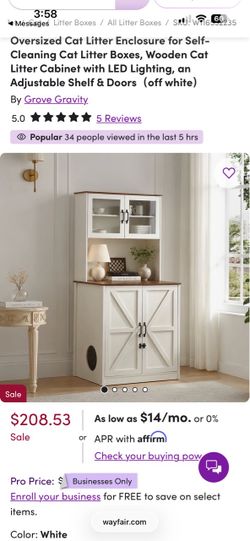 Cat Litter Cabinet