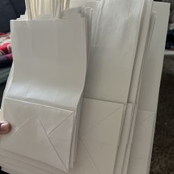 White Kraft bags