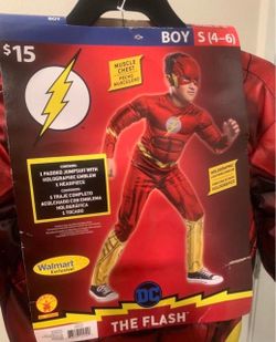 The Flash Boys Halloween Costume Size Small 4-6