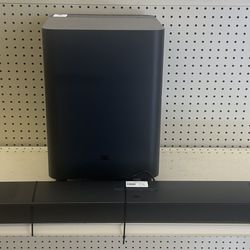JBL SUBWOOFER AND SOUNDBAR!!