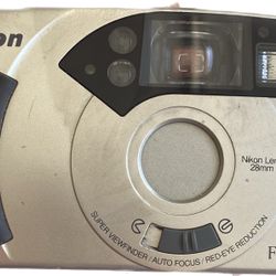 Nikon Fun Touch 6 Point & Shoot Film Camera 28mm Lens 35mm Film Camera Tested