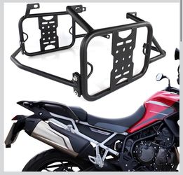 Tiger Motorcycle Saddlebag Support Racks, Side Carrier Pannier Racks, 2020-2025