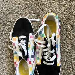 Kids Checkered Vans