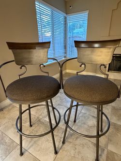 2 High Bar stools