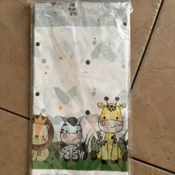 3 Plastic Tablecloths- Jungle Theme
