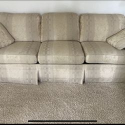 Sleeper Couch with 2 End Tables $225