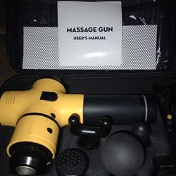 Portable Massager With Carrying Case.