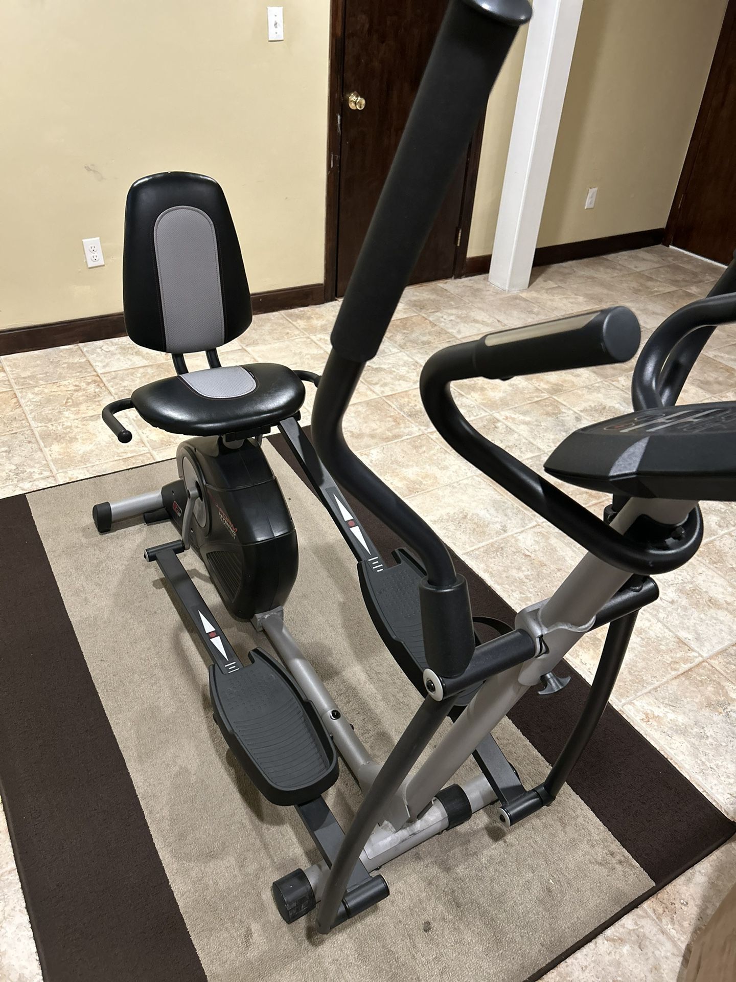 Proform hybrid elliptical and exercise bike