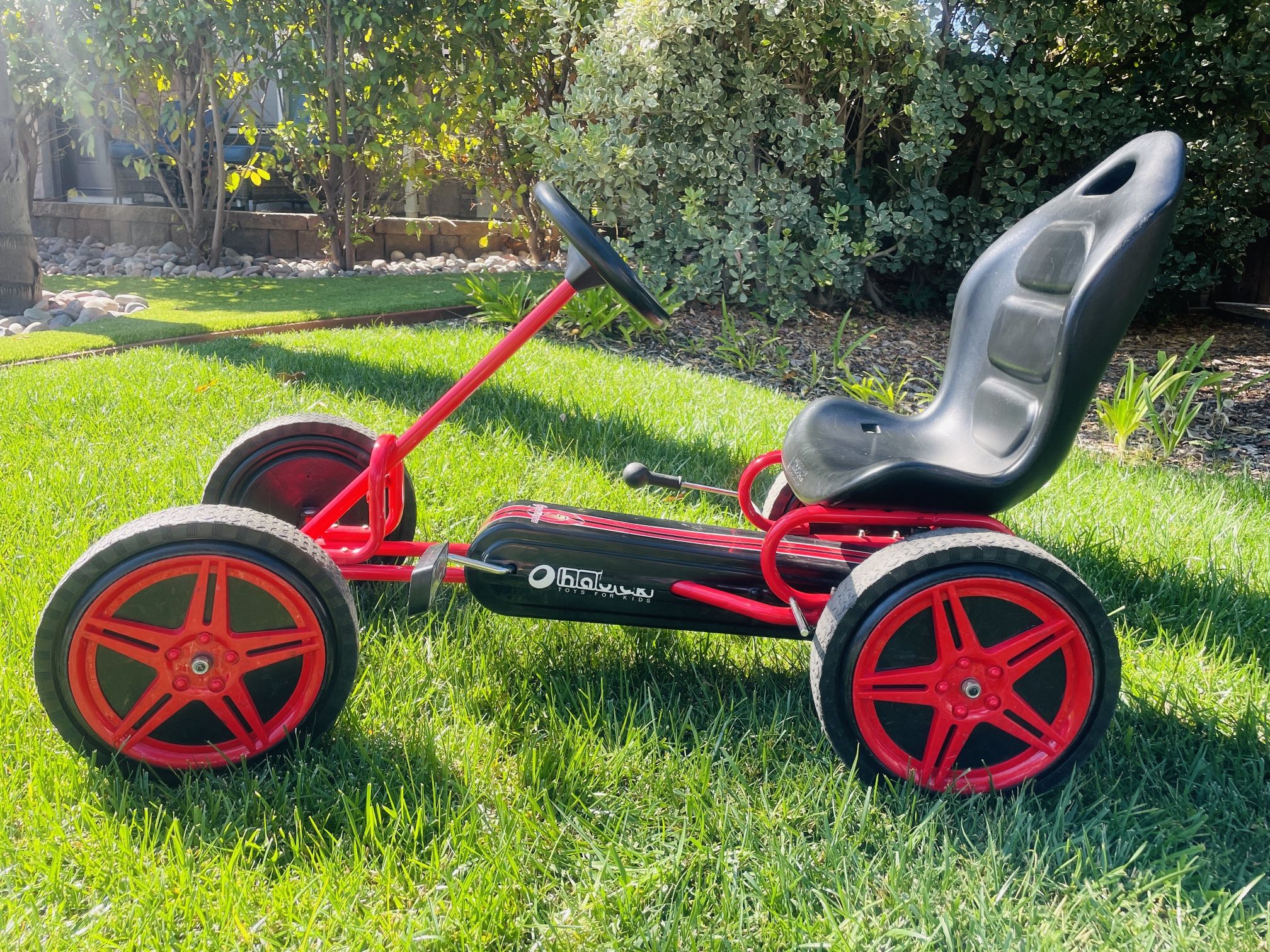 Hauck Highlander Peel Go Kart Ride On - Red/Black