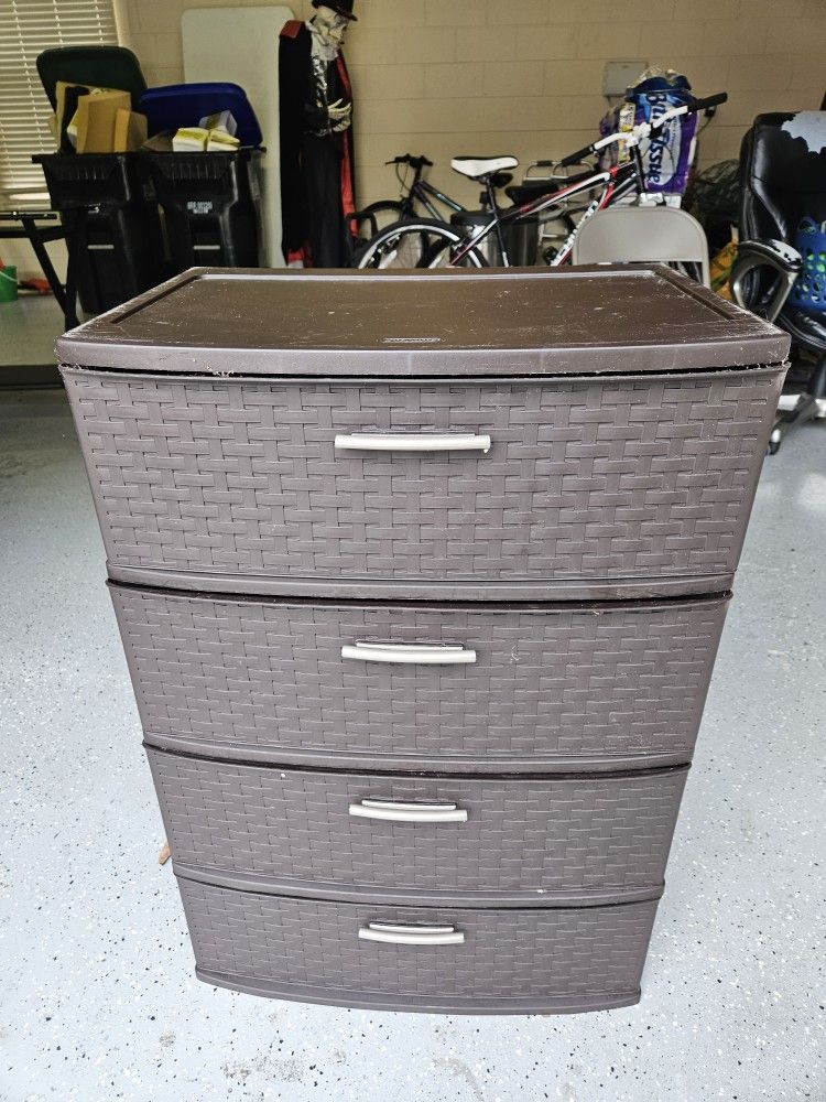 Sterilite 4 Drawer Wide Weave Tower