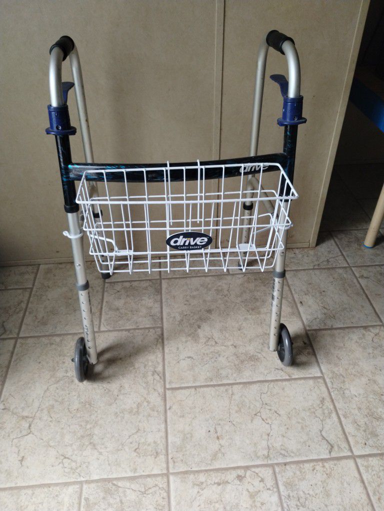 Drive Walker with Carry Basket 