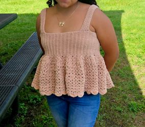 Crochet Top - size small