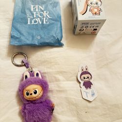 Labubu Pin For Love Letter T