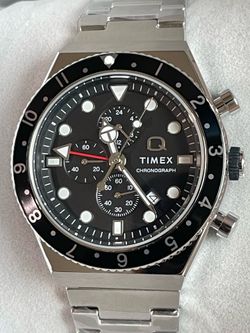TIMEX Q GMT 3-TIME ZONE  WATCH “NEW”