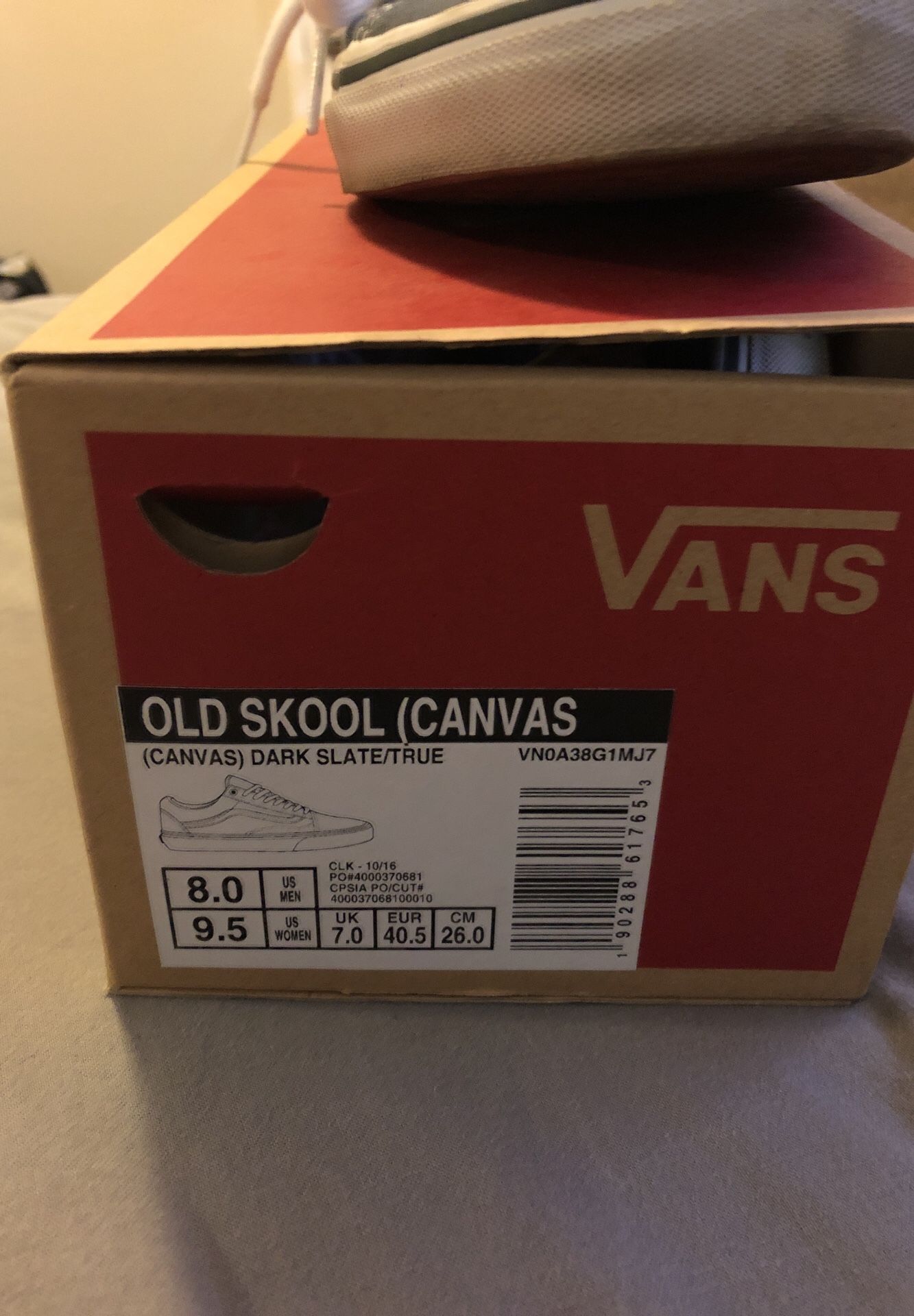 Dark blue Vans