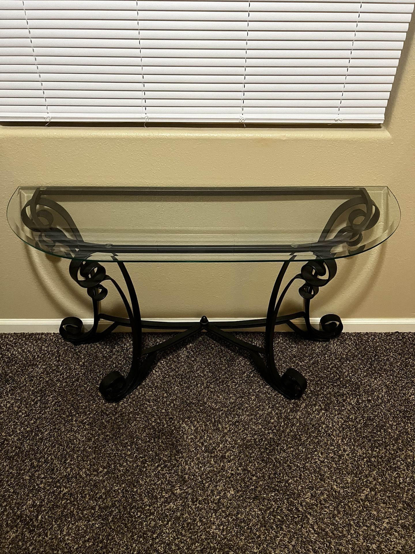 Glass Console Table