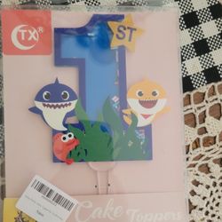 New Baby Shark Cake Topper