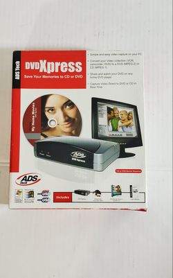 ADS Tech DVD Xpress USBAV-701 Rev 2 Transfer Videotapes to DVD