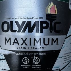 Olympic Maximum Stain And Sealant. 