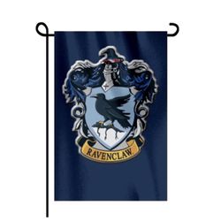 HARRY POTTER BLUE RAVENCLAW HOGWARTS HOUSE GARDEN FLAG 12x18