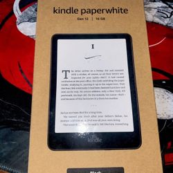 Amazon Kindle Paperwhite 12th Generation - 16GB - 7” - Black
