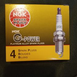 NGK G-power PLATINUM alloy Spark Plugs 4 Pack Unopened