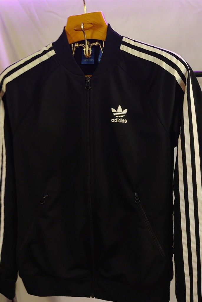 Adidas Women’s Firebird Track Jacket Black White