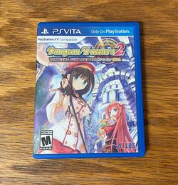 Dungeon Travelers 2 for Sony PlayStation Vita video game console system PS portable PSVITA traveler two ii