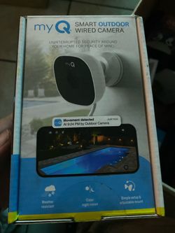 My q smart outdoor wired camera