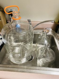 5 Gallon And 2 One Gallon Carboys